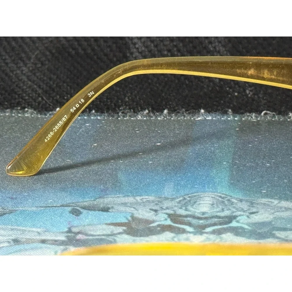 Arnette Lizard 4266-2655/87 Unisex Yellow Full Rim Eyeglasses Frame 54-18-145